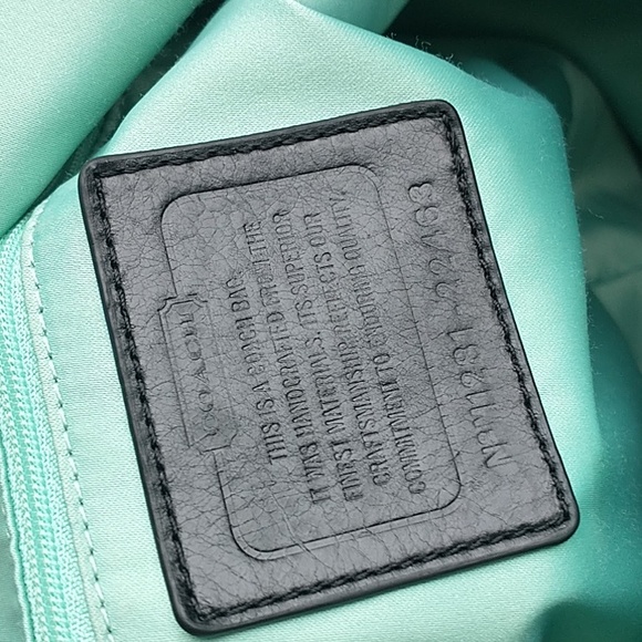 Coach Black Canvas Tote Handbag - Picture 13 of 15